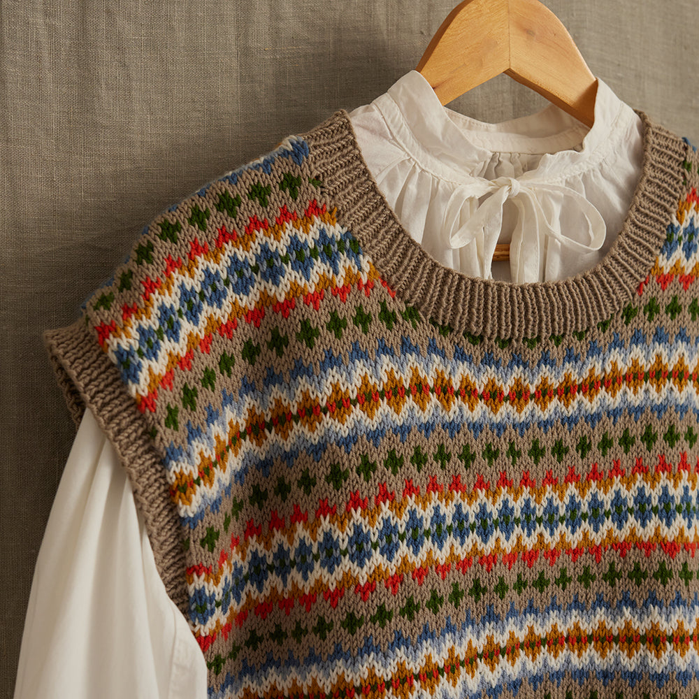 Debbie Bliss Miana Fairisle Tank Top Knitting Pattern