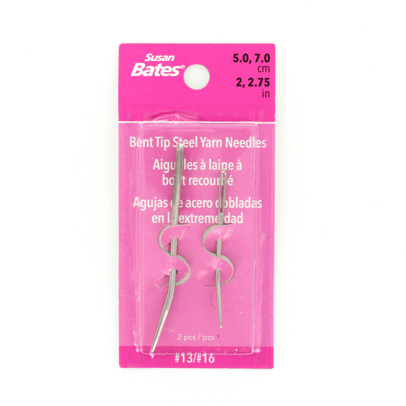 Susan Bates Bent Tip Steel Yarn Needles