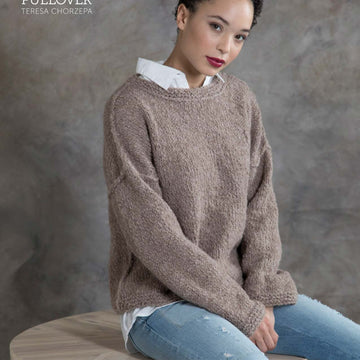 Tahki Yarns Acacia Reversible Pullover PDF