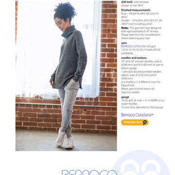 Berroco Ellery Jumper Knitting Pattern