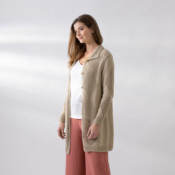 String Cora Coat Cardigan Knitting Pattern