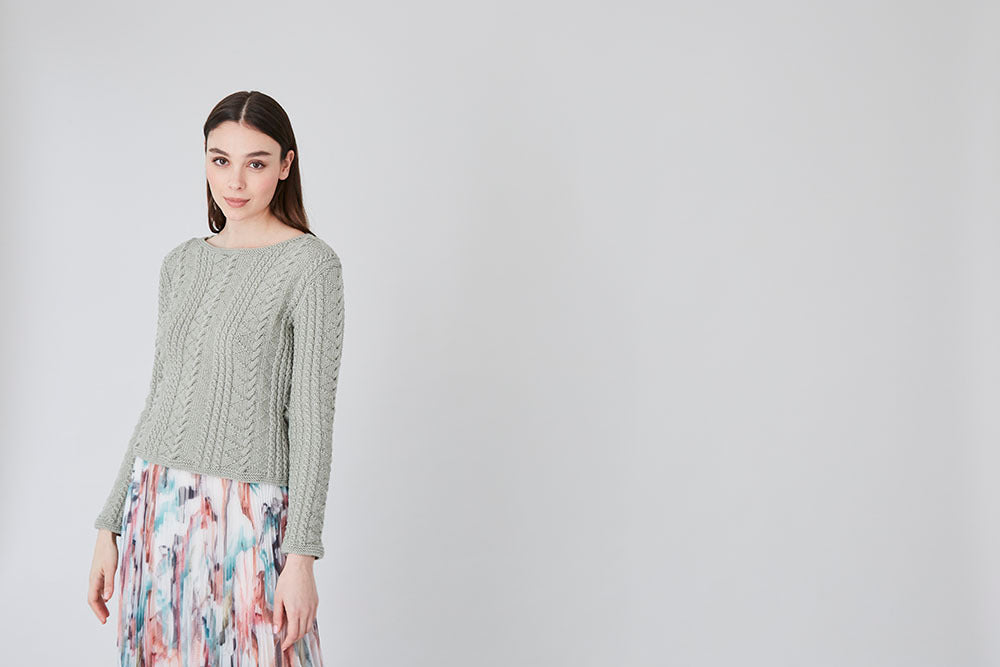 Debbie Bliss Kelso Sweater Knitting Pattern