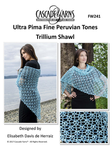 Cascade Yarns FW241 Trillium Shawl (Free)