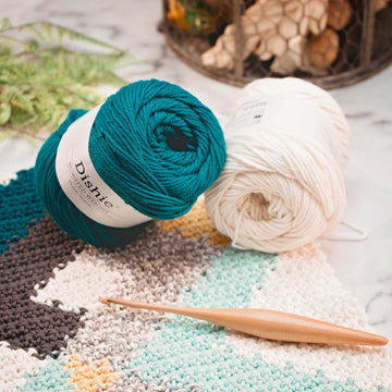 Crocheted Quilt Pillow Cover