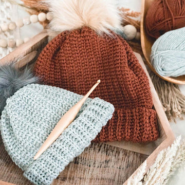 Crochet Knit Purl Hat