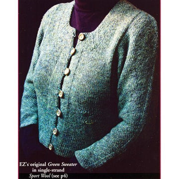 Schoolhouse Press #13 Elizabeth Zimmermann's Green Sweater
