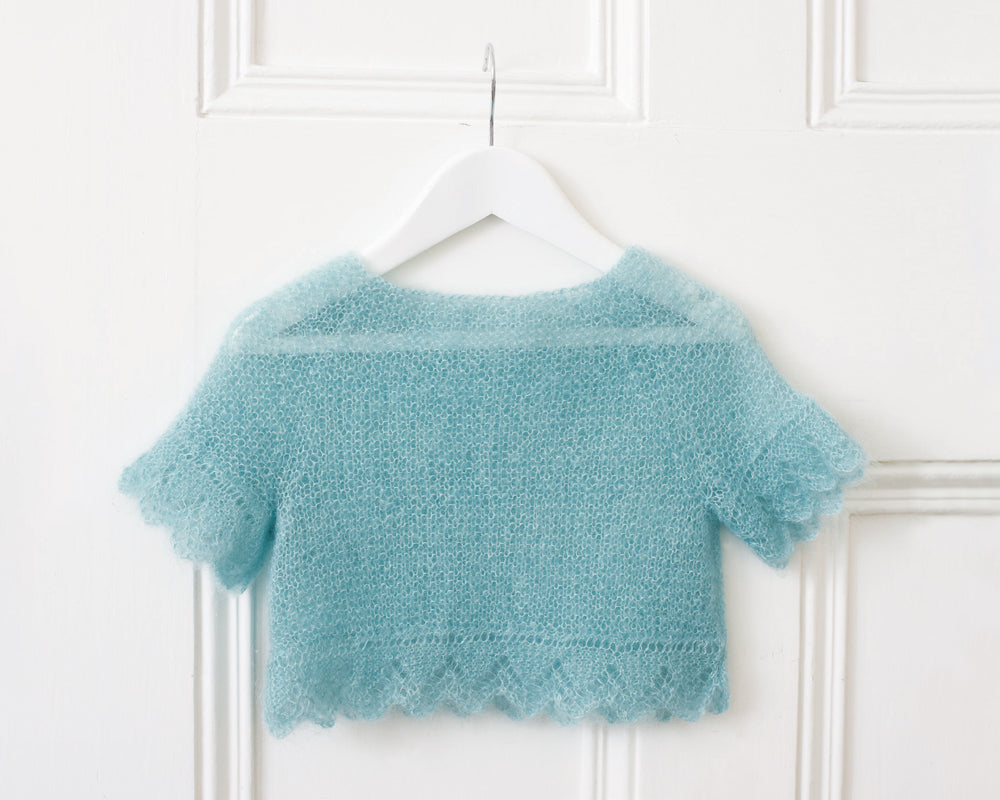 Debbie Bliss Lace Edged Top Knitting Pattern