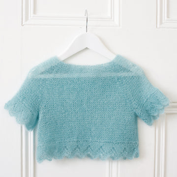 Debbie Bliss Lace Edged Top Knitting Pattern