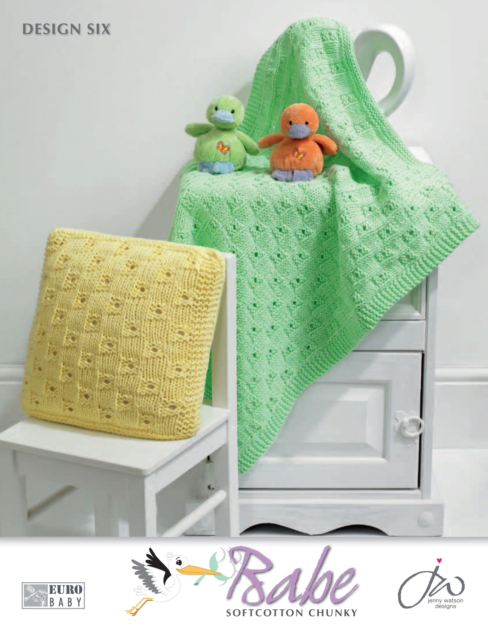 Euro Sophie Blanket and Cushion Knitting Pattern