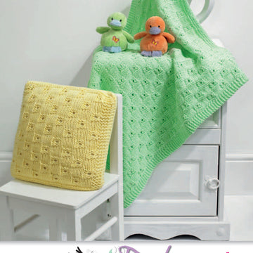 Euro Sophie Blanket and Cushion Knitting Pattern