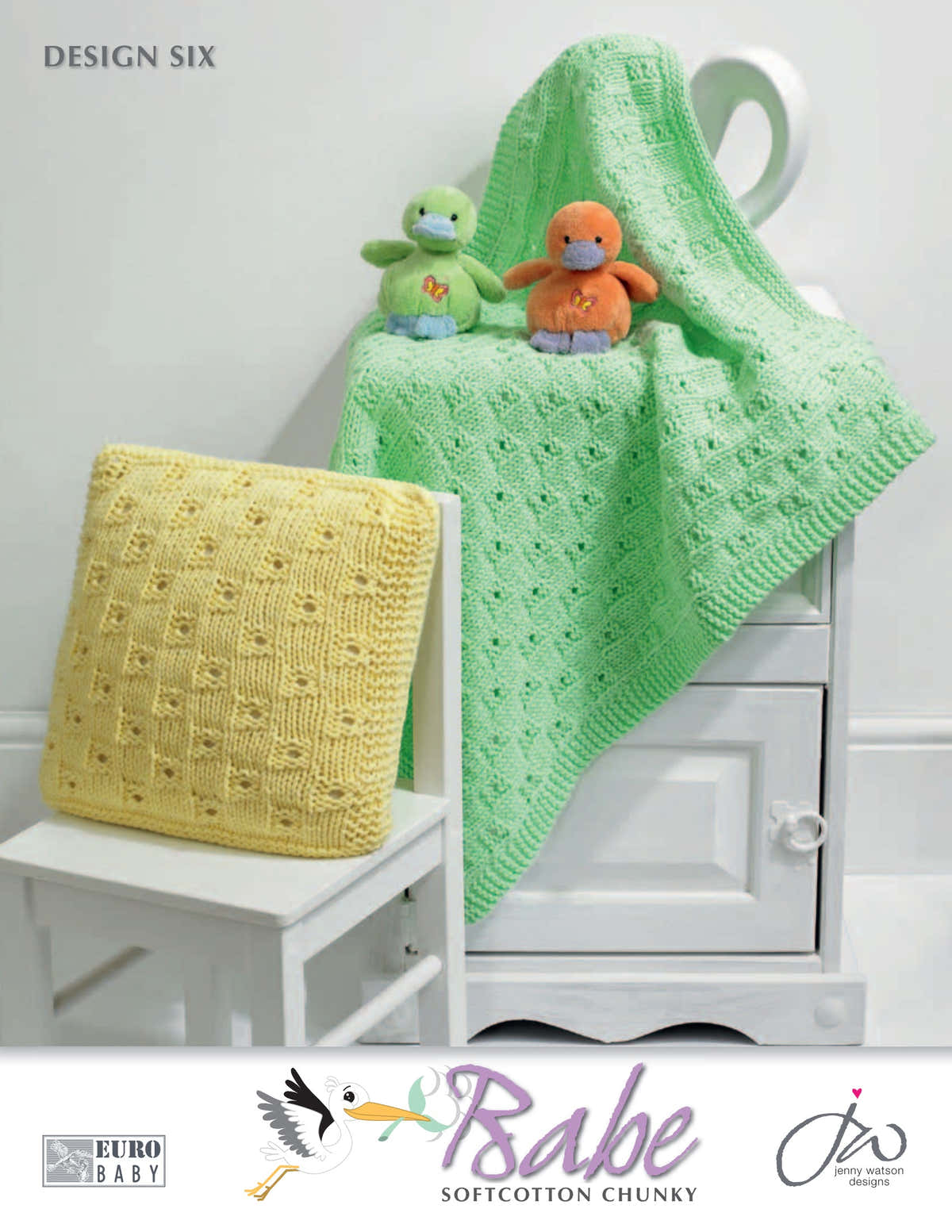 Euro Sophie Blanket and Cushion Knitting Pattern