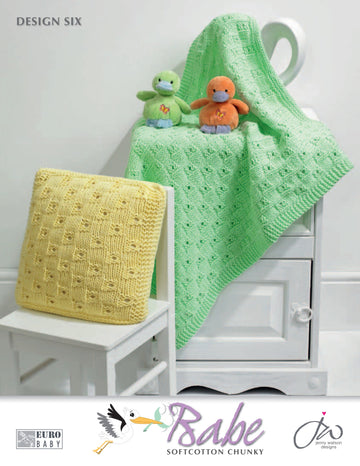 Euro Sophie Blanket and Cushion Knitting Pattern