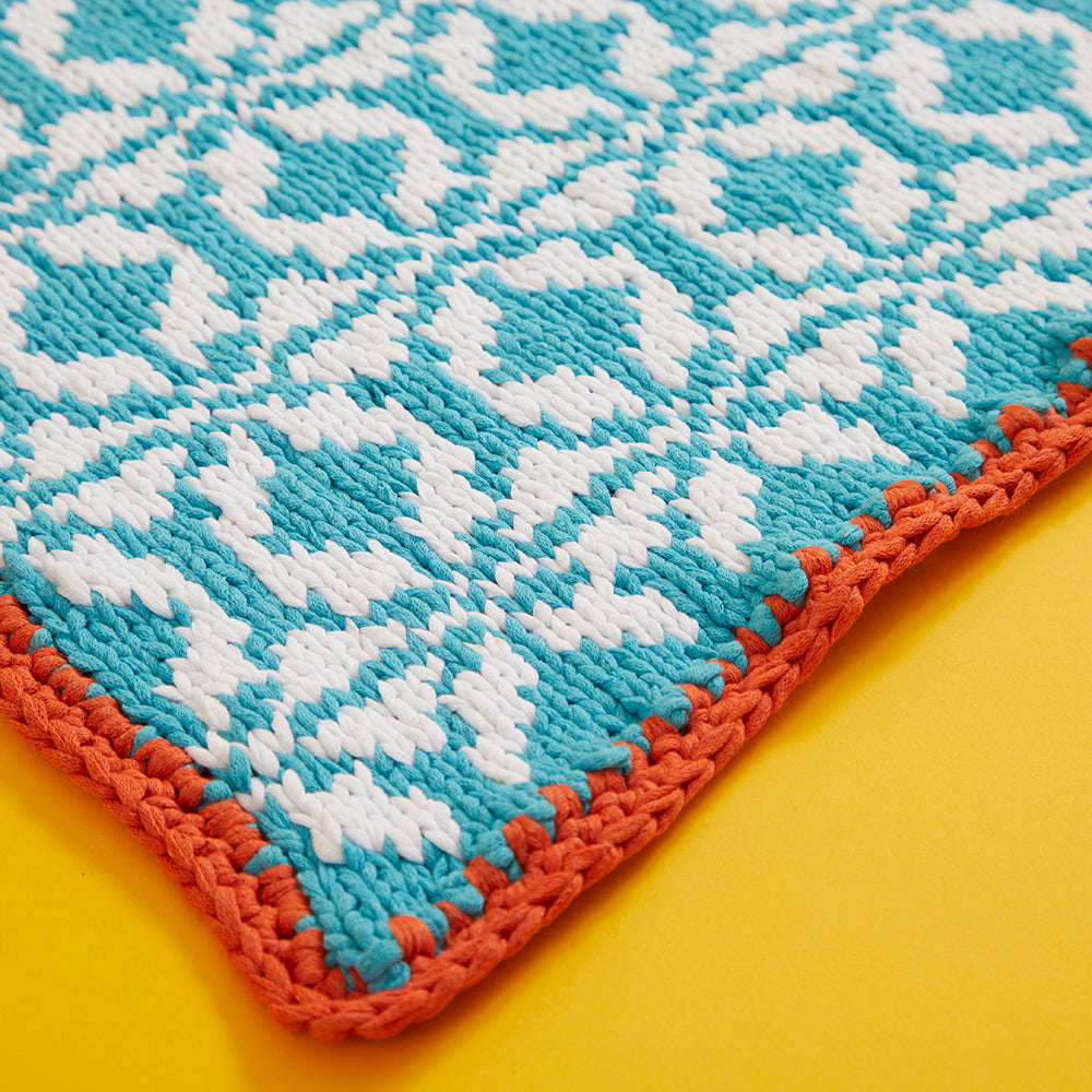 Paintbox Yarns Funky Fairisle Wall Hanging Knitting Pattern