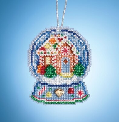 Mill Hill Charmed Snow Globes - Gingerbread House