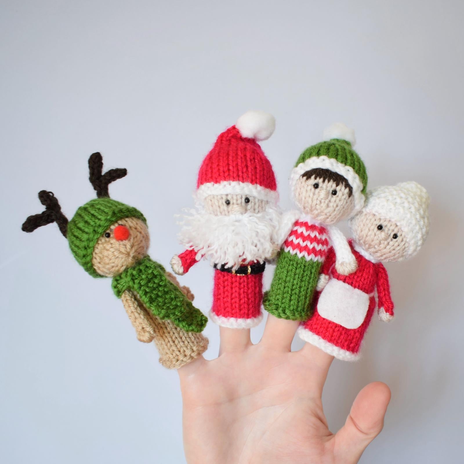 Santa's Grotto Finger Puppets