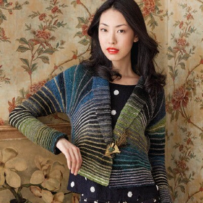 Noro Cropped Jacket Coat Knitting Pattern