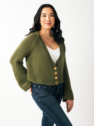 Franca Cardigan in Berroco Merino 401 Chunky