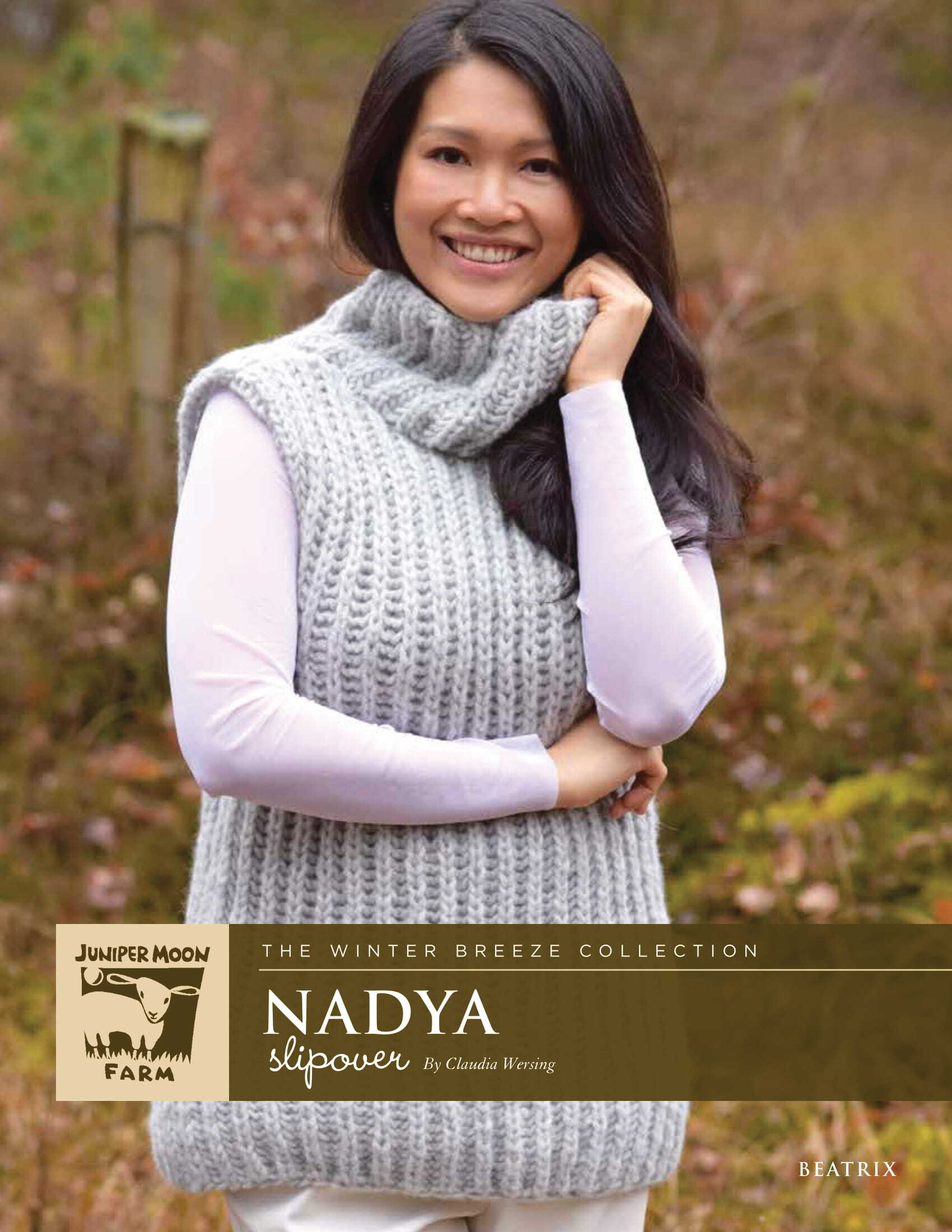 The Winter Breeze Collection - Nadya Slipover in Juniper Moon Farm