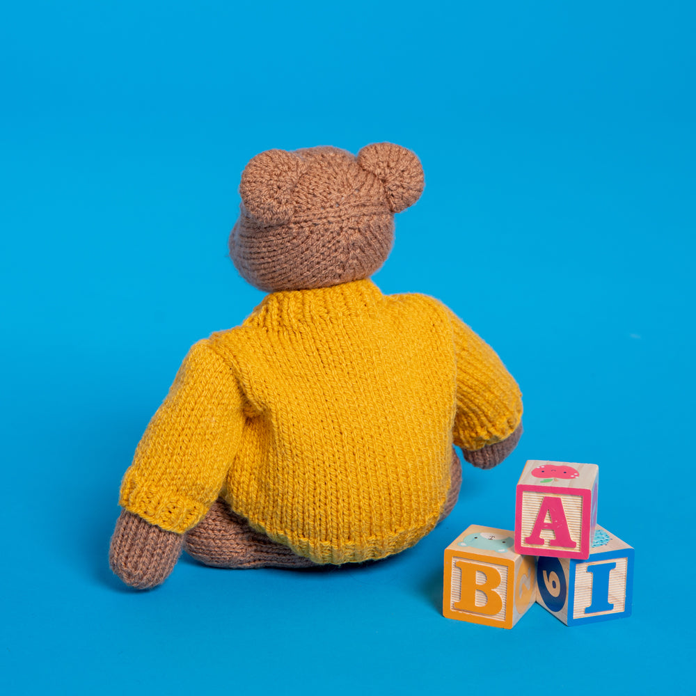Paintbox Yarns Alphabet Teddy Bear Knitting Pattern