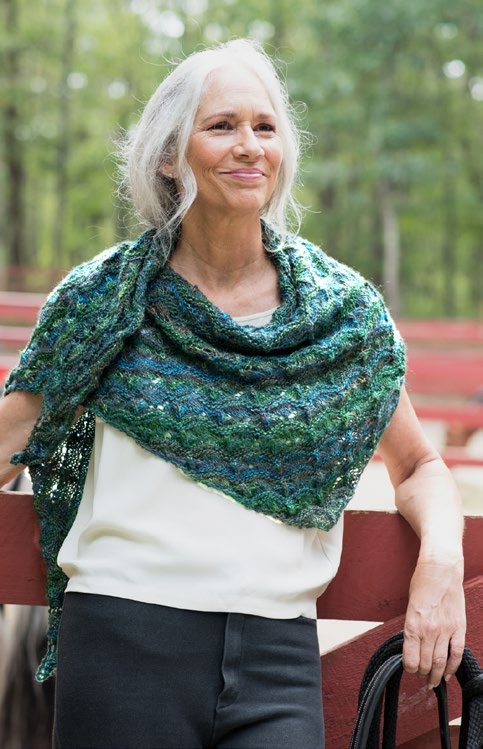 Berroco Topiary Wrap Knitting Pattern