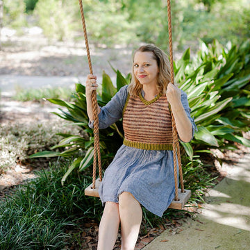 Striped Market Vest