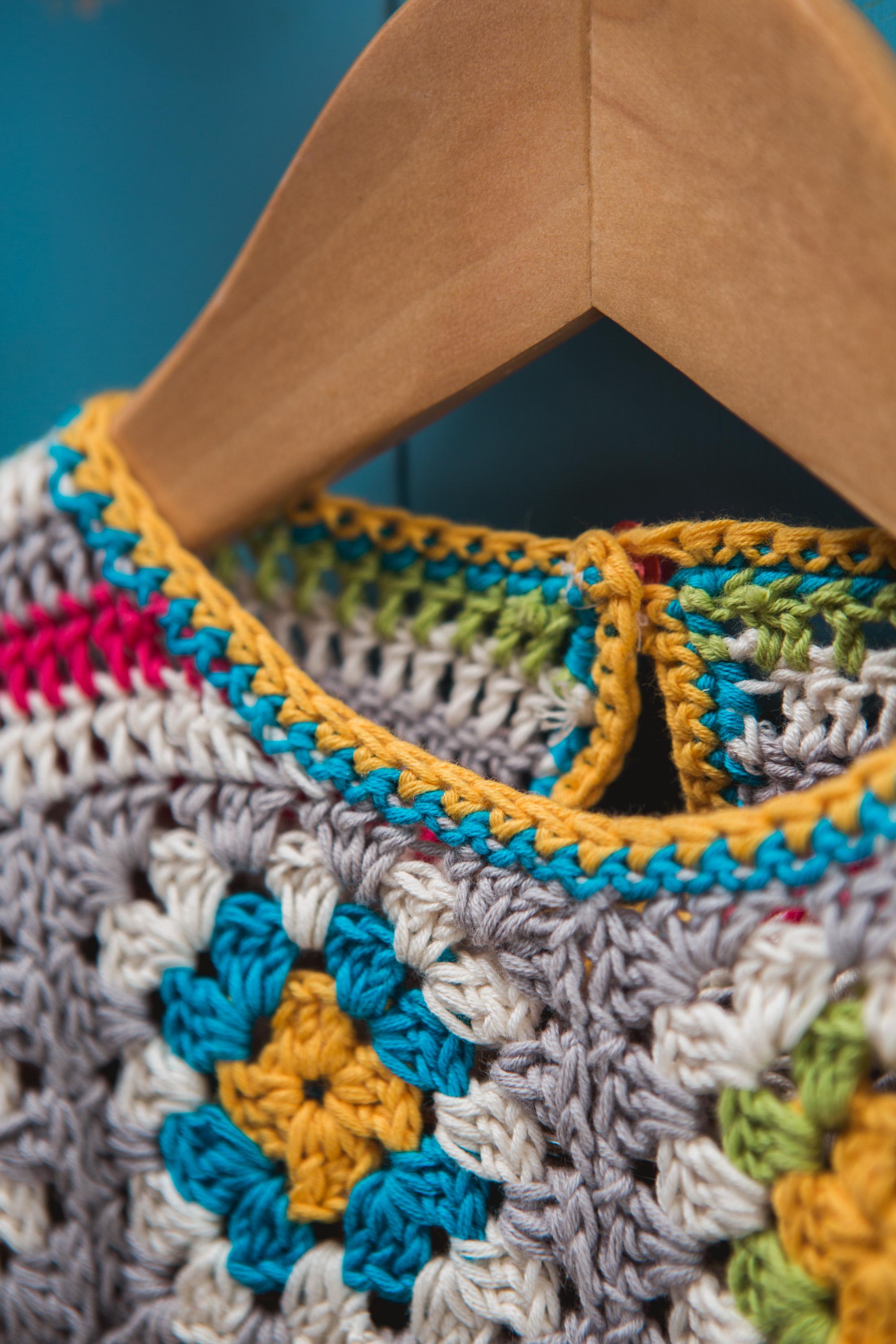 Little Miss Granny Square Dress