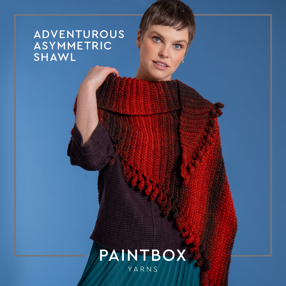 Adventurous Asymmetric Shawl - Free Crochet Pattern Pattern