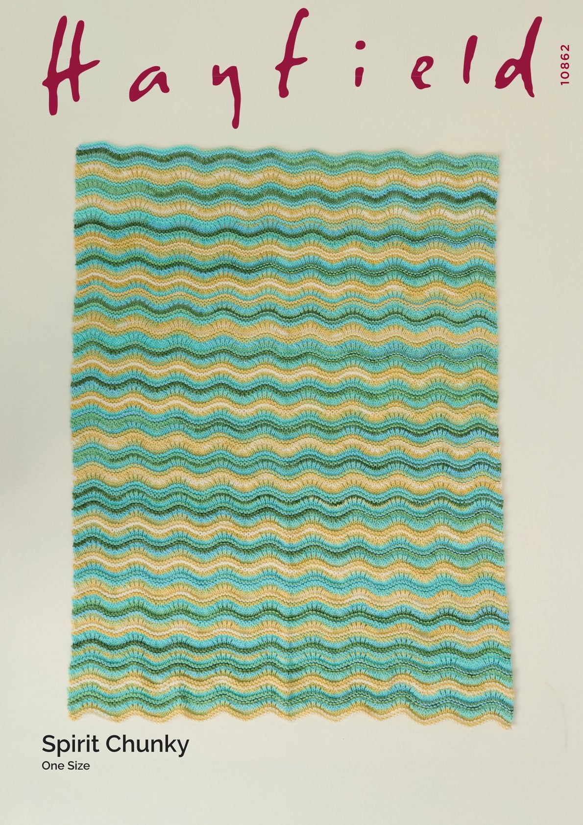 Wave Knit Blanket Knitting Pattern