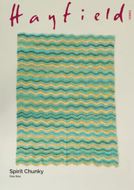 Wave Knit Blanket Knitting Pattern