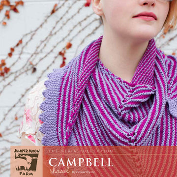 Campbell Shawl Wrap Knitting Pattern
