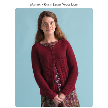 Classic Elite Yarns Martha Cardigan Knitting Pattern