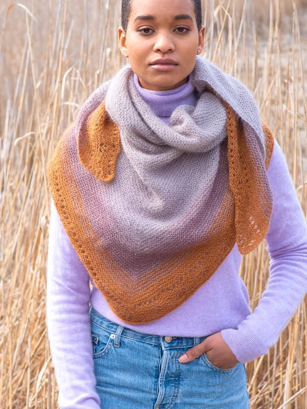 Kiania Shawl Wrap Knitting Pattern