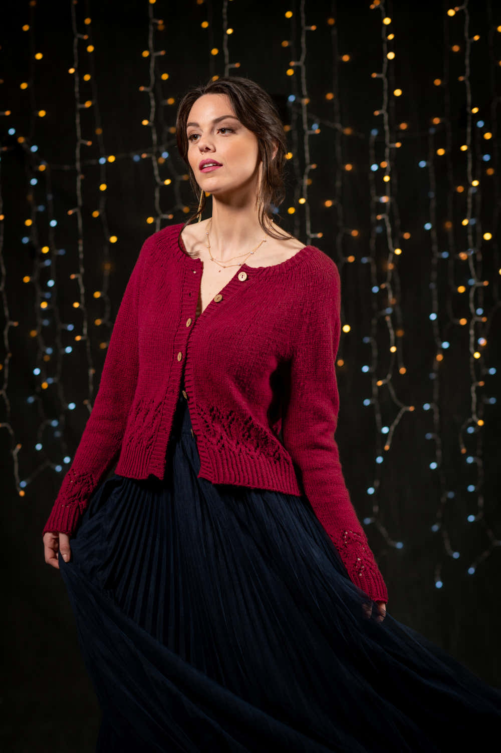 Mahina Cardigan Jumper Knitting Pattern