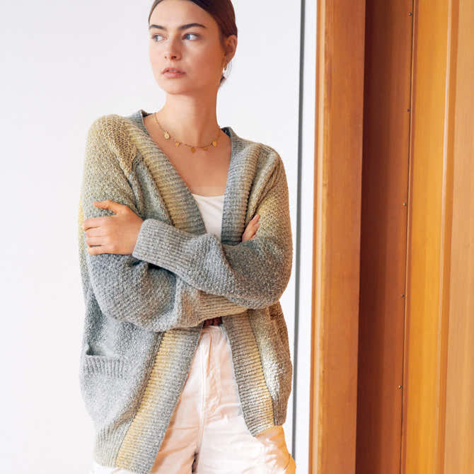 Lana Grossa 22 Jacket Cardigan Knitting Pattern