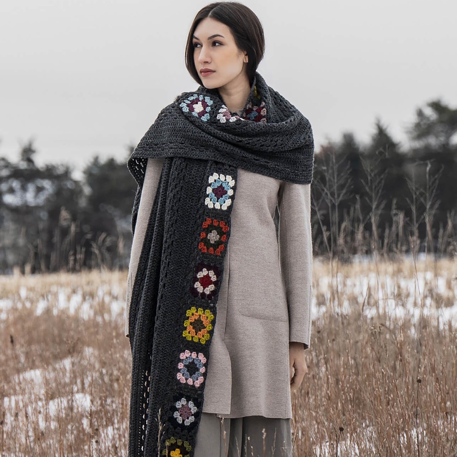 Blue Sky Fibers Brooklyn Crochet Wrap Kit