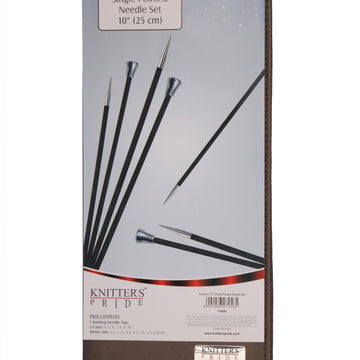 Knitter's Pride Karbonz Single Point Needle Set 10"