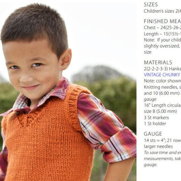 Denny Vest in Berroco Vintahe Chunky PDF