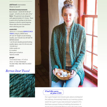 Berroco Champlain Cardigan Knitting Pattern