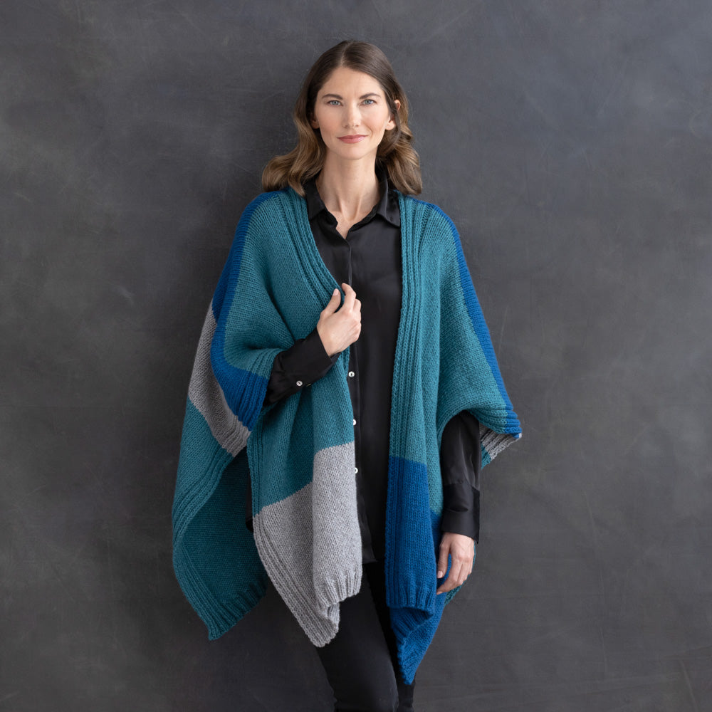 Alea Ruana Cape Knitting Pattern