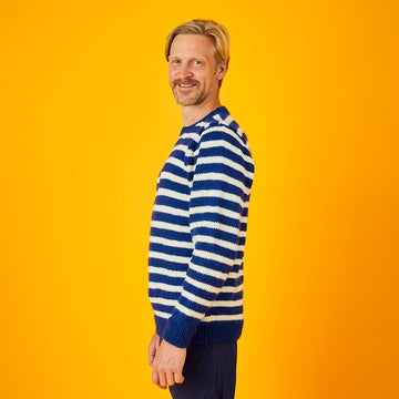 Paintbox Yarns Sailor Stripe and Buddy the Bear Sweater PDF (Free)