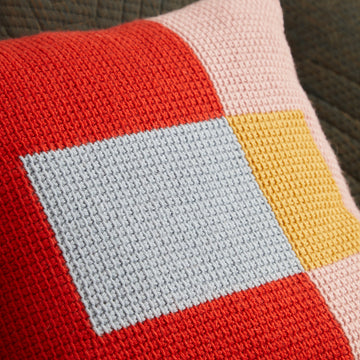 Debbie Bliss Colour Block Crochet Cushions PDF