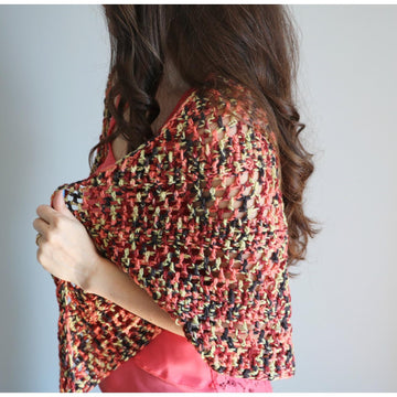 Melon Melody Hat & Shawl Set