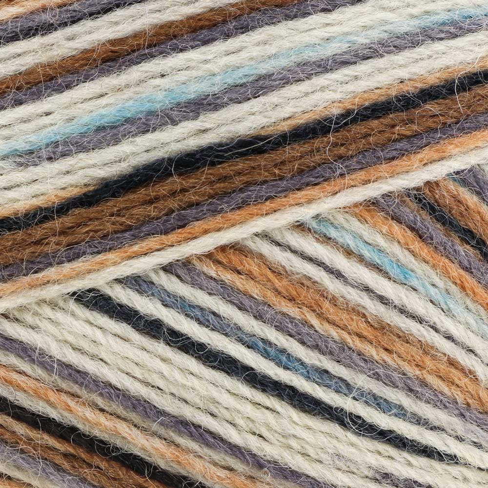 OnLine Supersocke 364 Canyon Color Yarn - Superwash Wool 4 Ply