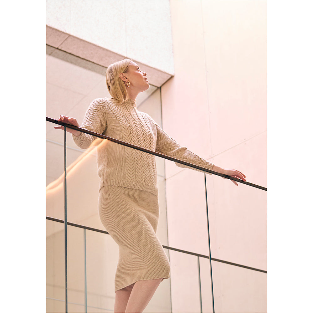 Holme + Sandringham Skirt Knitting Pattern
