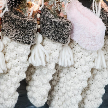 Bobble All The Way Stockings