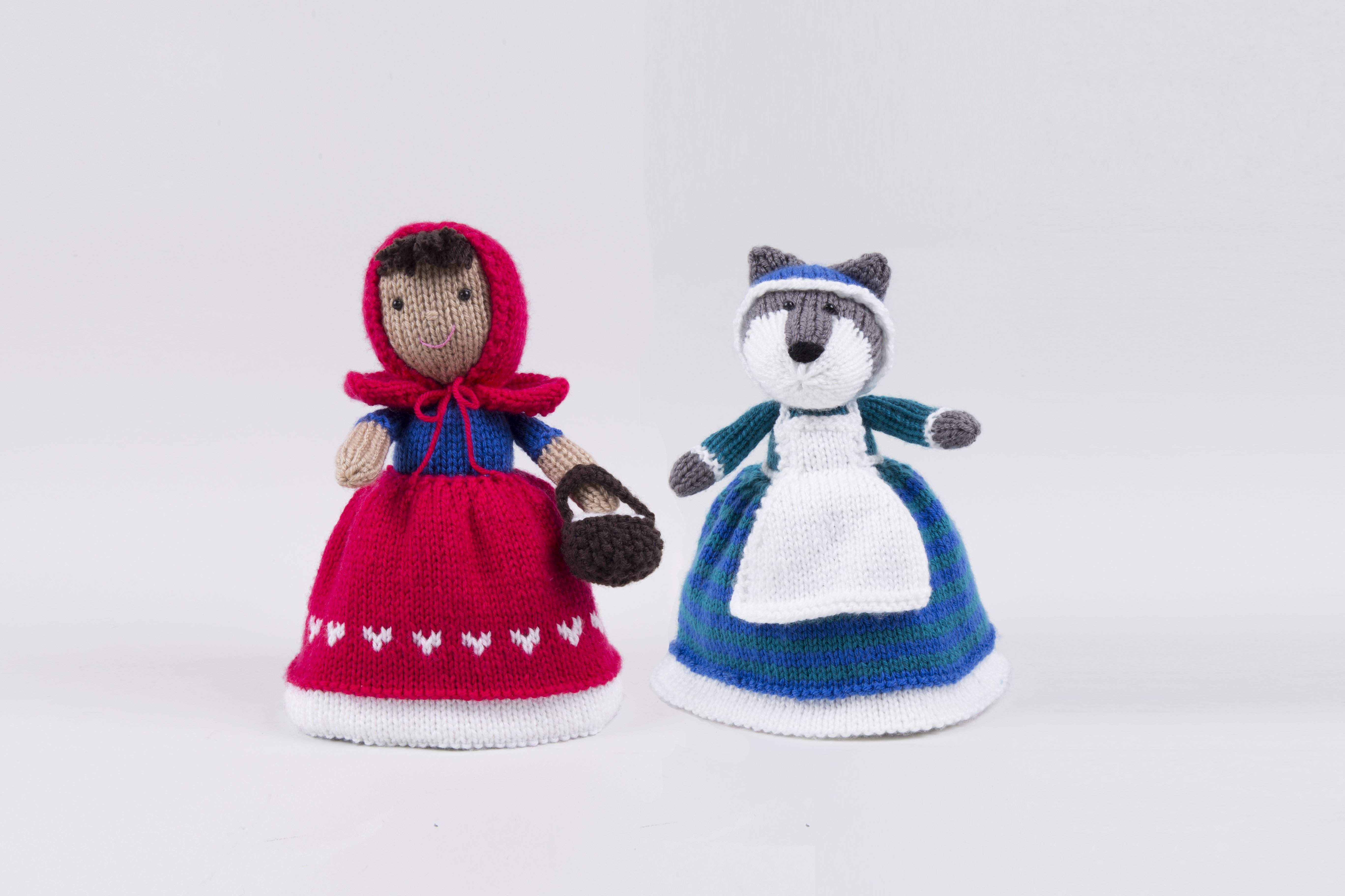 Deramores Topsty Turvy Red Riding Hood Toy Knitting Pattern