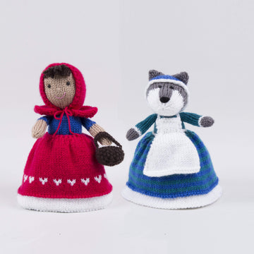 Deramores Topsty Turvy Red Riding Hood Toy Knitting Pattern