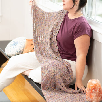 Berroco Rest & Reset Chodron Shawl Crochet Pattern