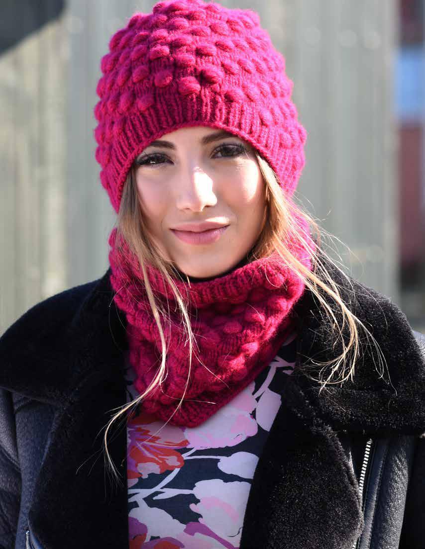 Agnetha Hat & Cowl in Juniper Moon Farm Fourteen - PDF