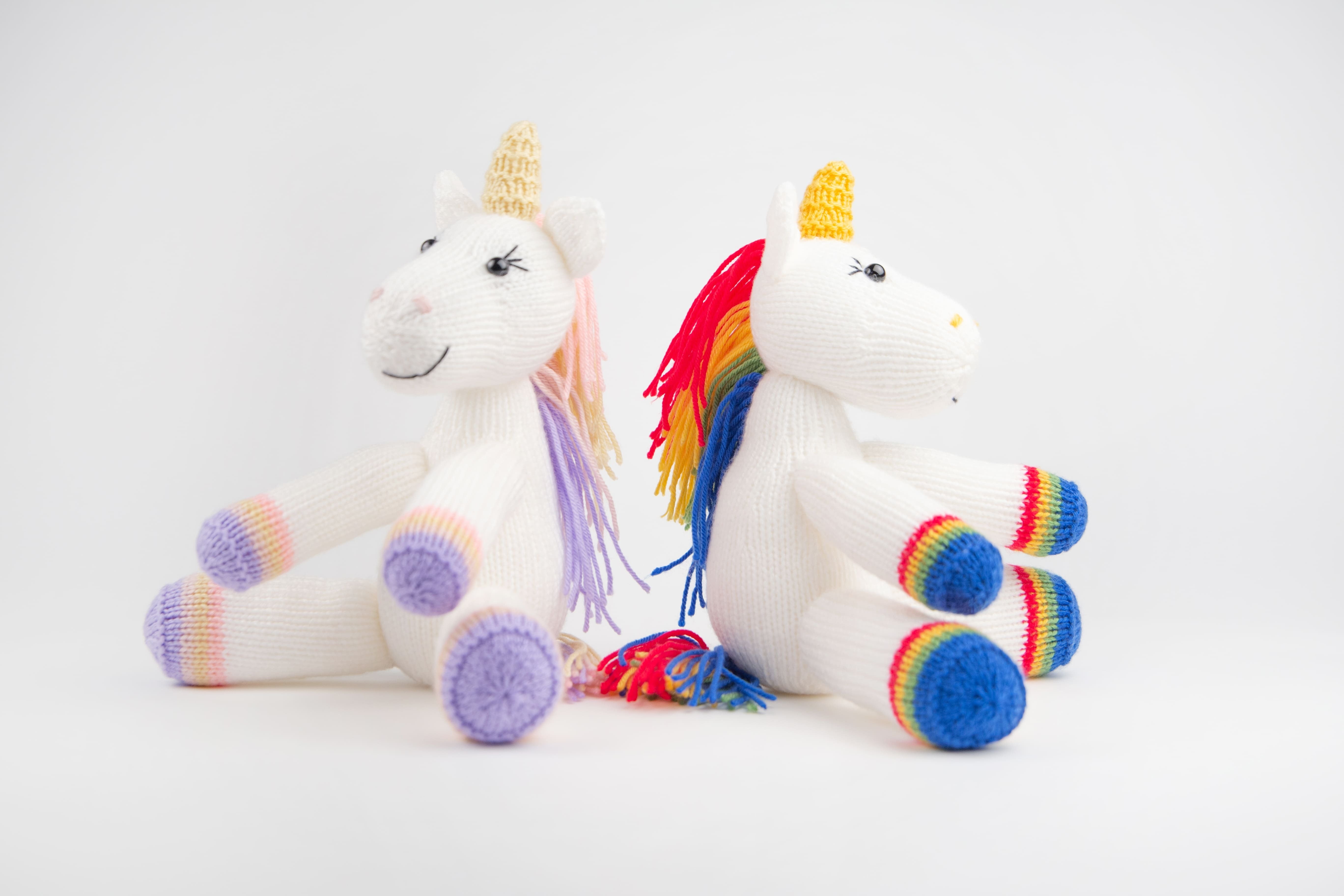 Deramores Unicorns Toy Knitting Pattern